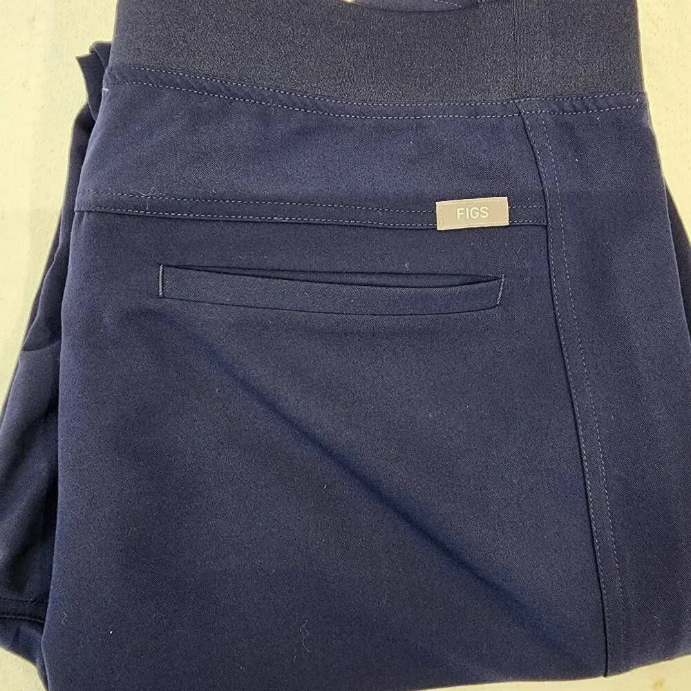 Figs Men's XL Tall  Navy Axim Cargo Scrub Pants Nursing Workwear